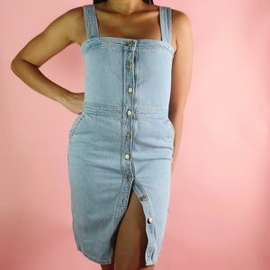 GAP Denim Button Down Dress